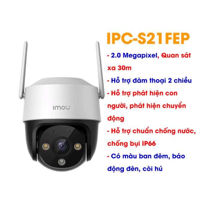 Camera Wifi 2MP iMOU Cruiser SE+ IPC-S21FEP