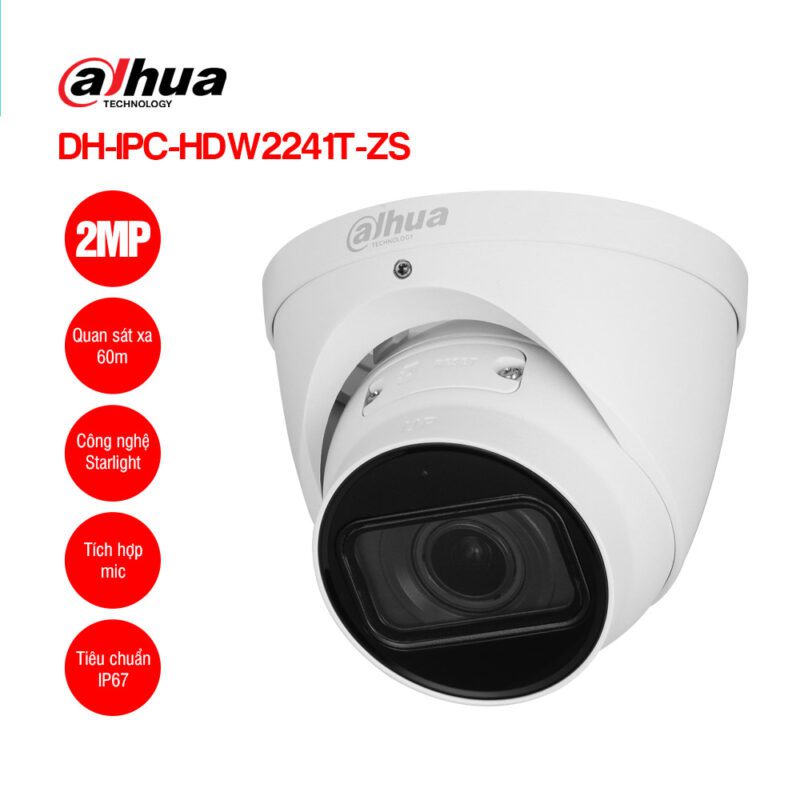 Camera IP 2MP DAHUA DH-IPC-HFW2241T-AS