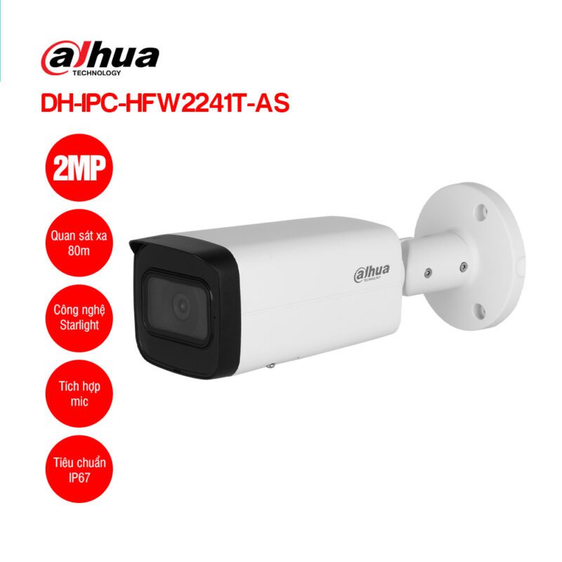 Camera IP 4MP DAHUA DH-IPC-HFW2441T-AS