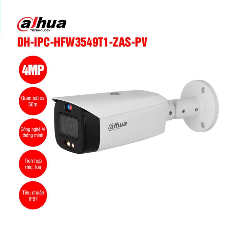 Camera IP 8MP DAHUA DH-IPC-HFW3849T1-ZAS-PV
