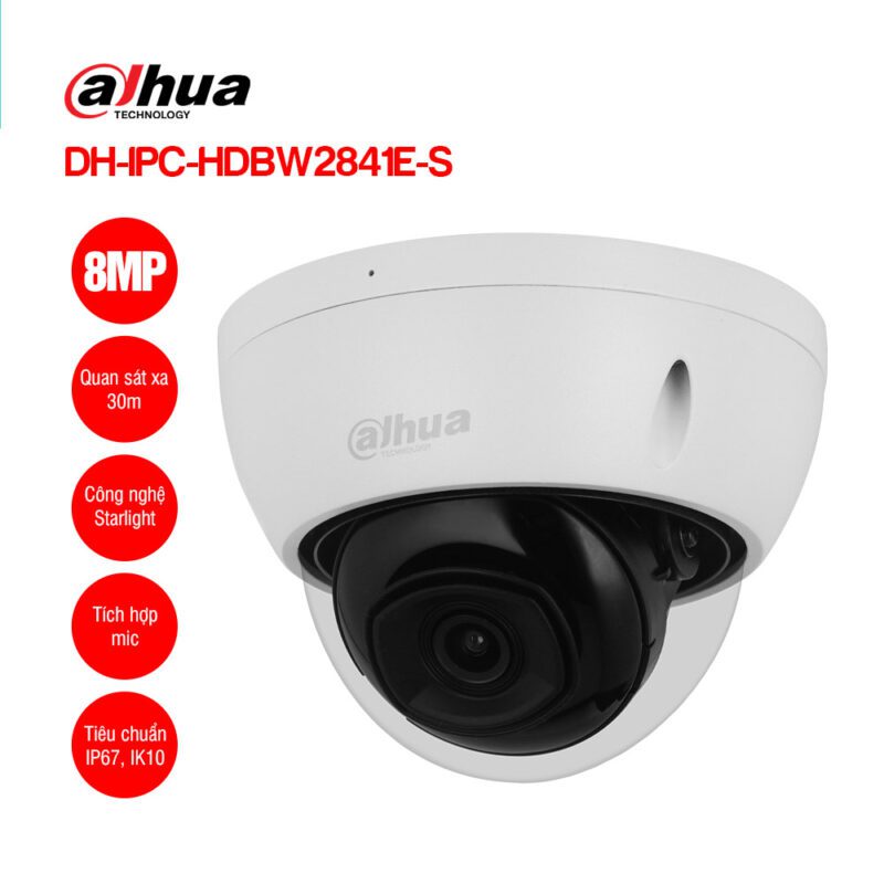 Camera IP 8MP DAHUA DH-IPC-HFW2841S-S