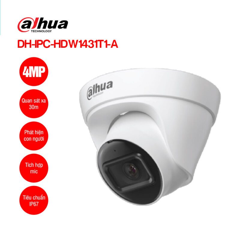 Camera IP 2MP DAHUA DH-IPC-HDBW2241E-S